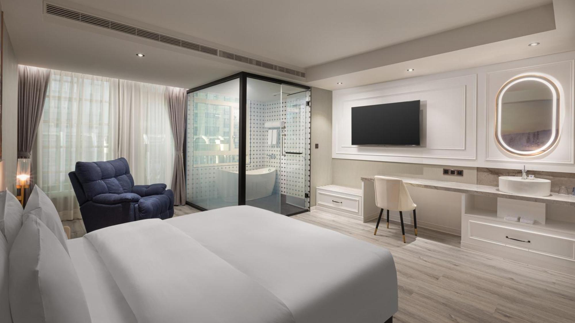 Tryp By Wyndham New Taipei Linkou 新北林口爵怡溫德姆酒店機場捷運mrta9林口站 Экстерьер фото